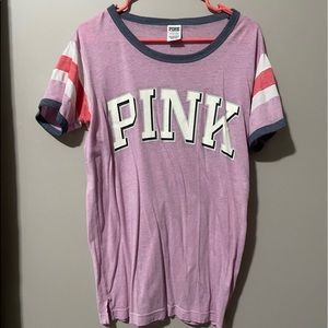 PINK , size small , oversized tee
